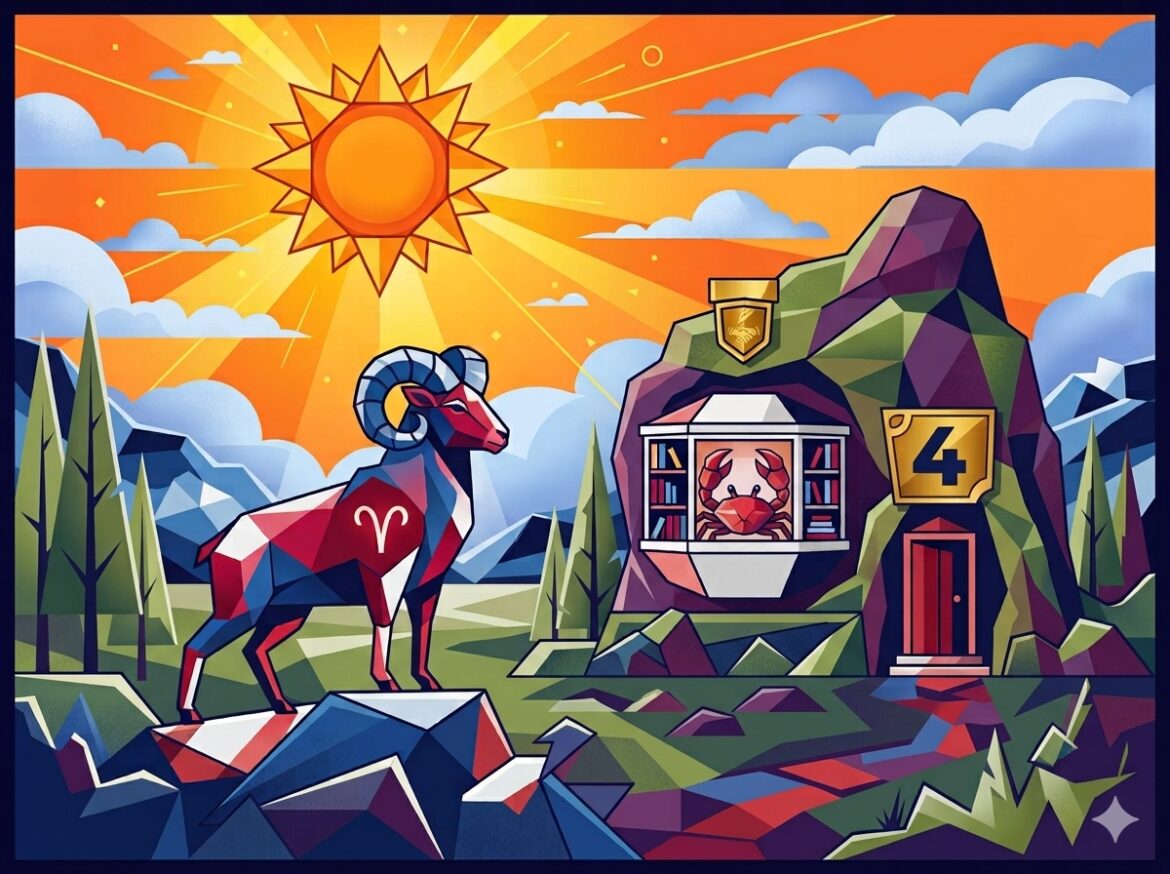Is Your Sun in Aries in the 4th House? Then Read This!